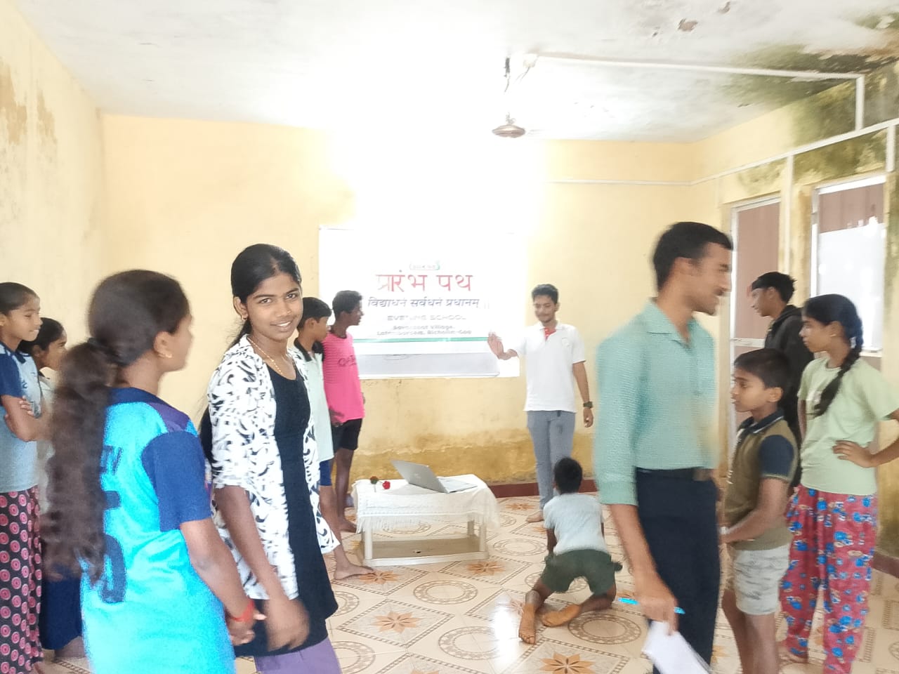 Students at ML workshop
