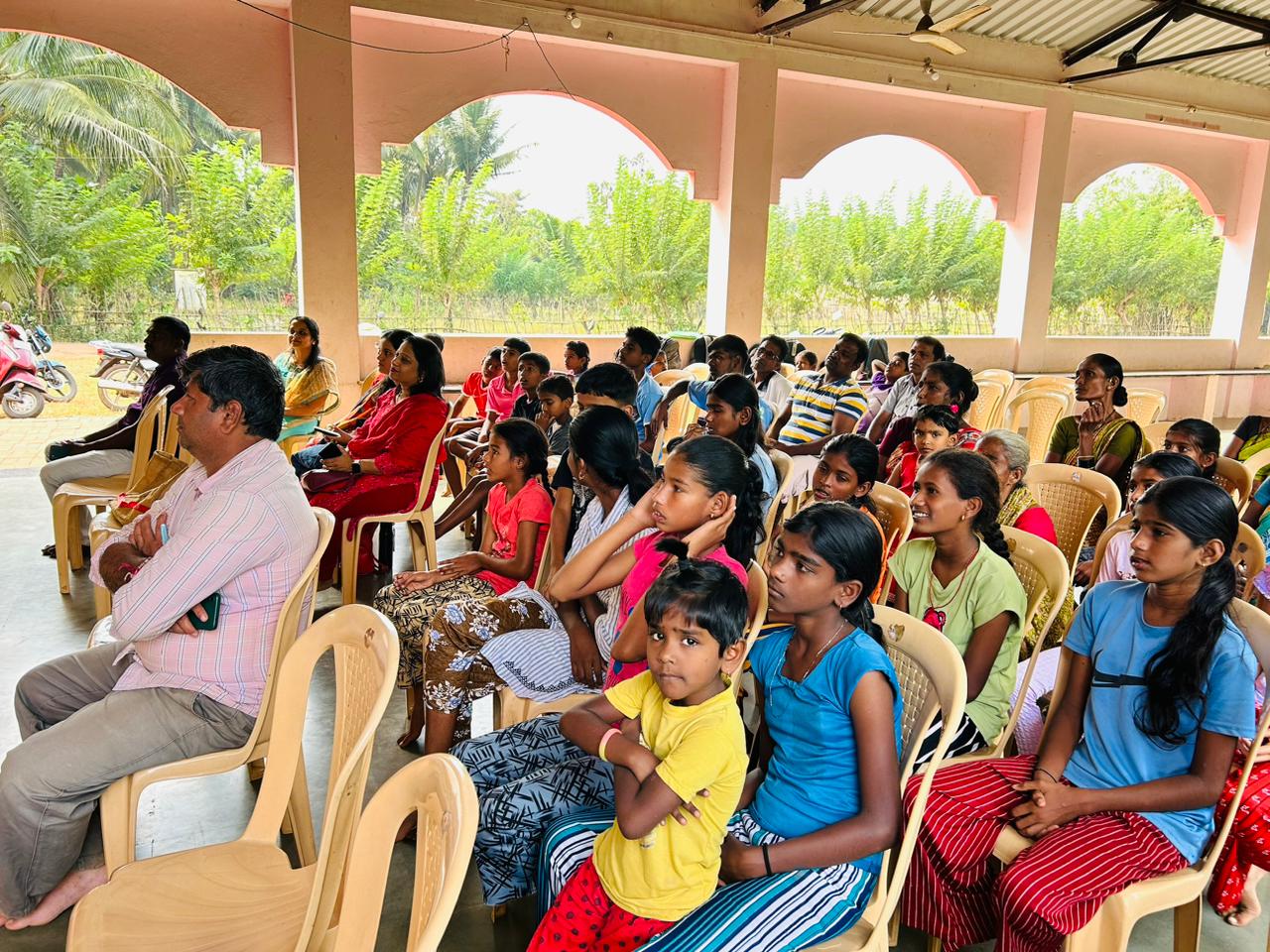 Dr. Amita addressing students